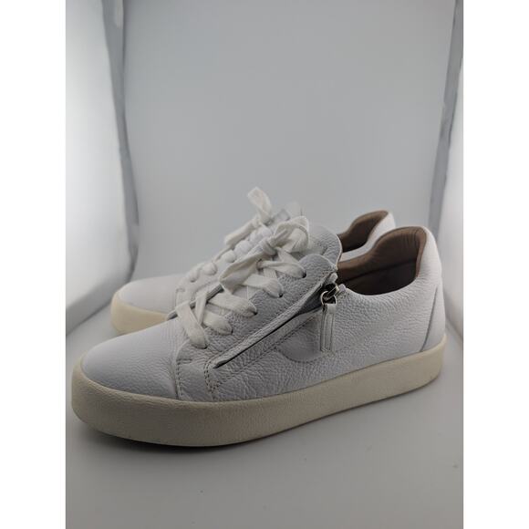 Giuseppe Zanotti Men\'s Size 9 White Leather Sneakers EU 42 Low Top Shoes main image 5